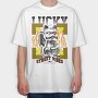 Lucky 1, Tricou Oversize Barbati (Unisex)