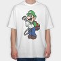 Luigi Fear, Tricou Oversize Barbati (Unisex)