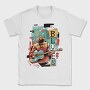 Blues Musician Abstract Music, Tricou Barbati (Unisex)
