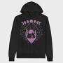 Boho Moon Phases, Hanorac Oversize Barbati (Unisex)