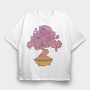 Bonsai Cat Tree, Tricou Oversize Barbati (Unisex)