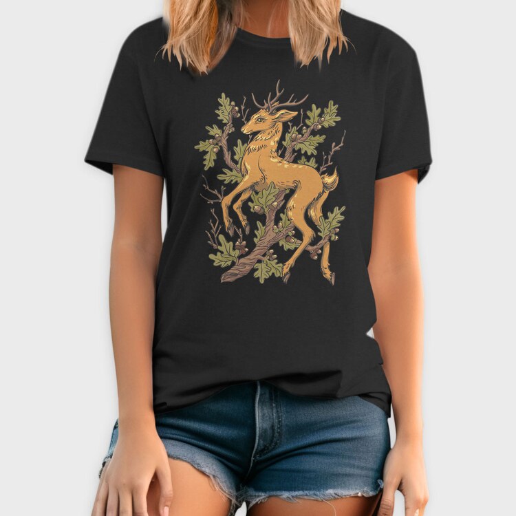 Deer Oak, Tricou Barbati (Unisex)
