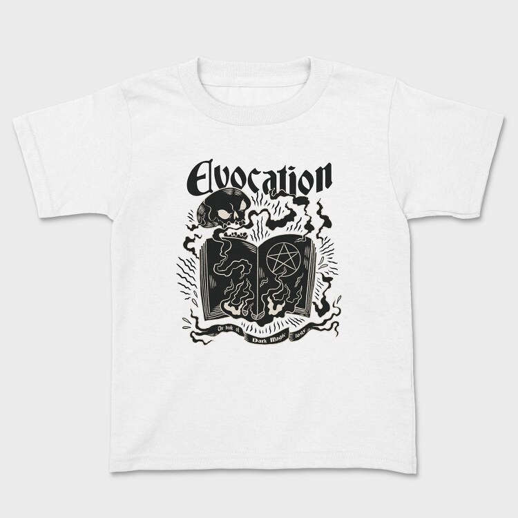 Book Of Dark Magic Witchcraft, Tricou Copii