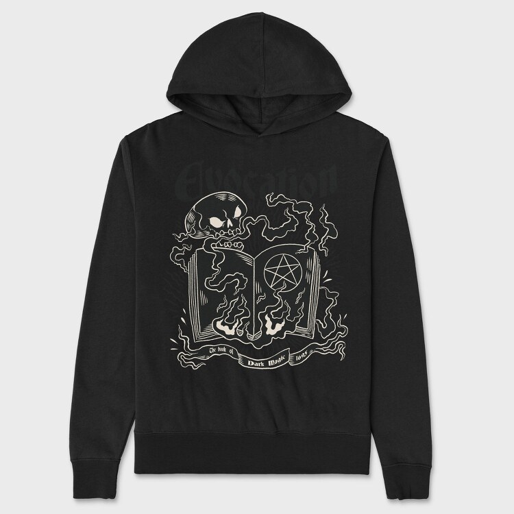 Book Of Dark Magic Witchcraft, Hanorac Oversize Barbati (Unisex)