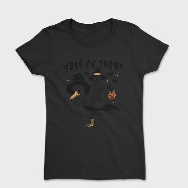 Halloween Seagull Shit Or Treat, Tricou Femei