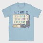 Books Cats And Coffee Pet, Tricou Barbati (Unisex)