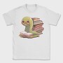Bookworm With Glasses Worm Reading, Tricou Barbati (Unisex)