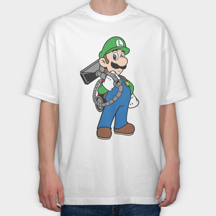 Luigi 2, Tricou Oversize Barbati (Unisex)