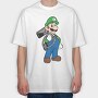 Luigi 2, Tricou Oversize Barbati (Unisex)