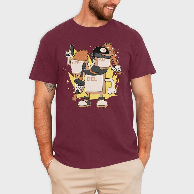 Mafia Keyboard, Tricou Barbati (Unisex)