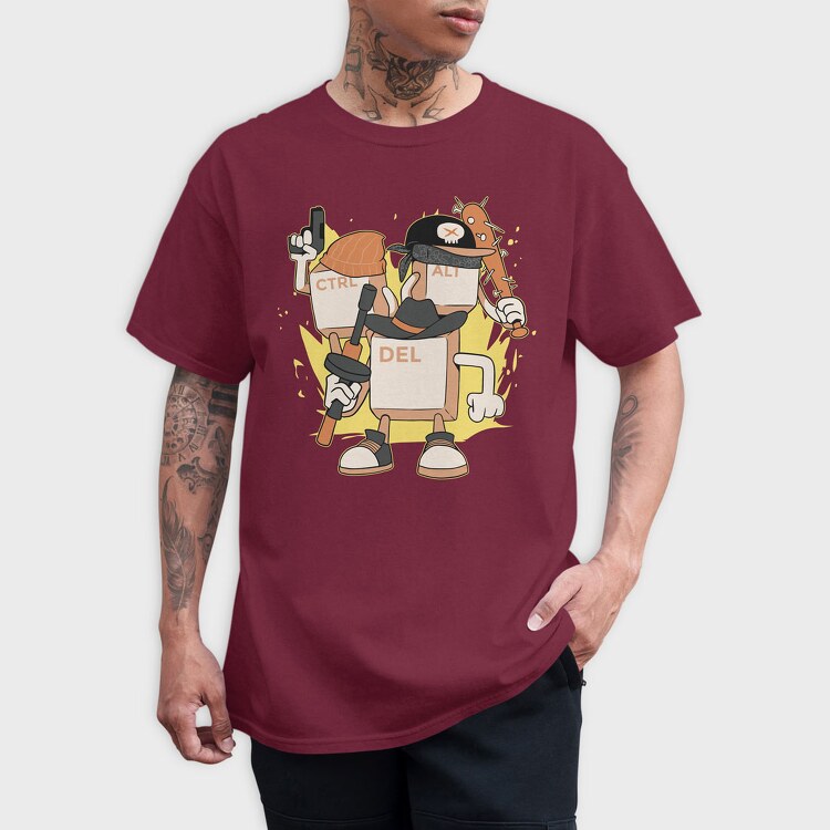 Mafia Keyboard, Tricou Barbati (Unisex)