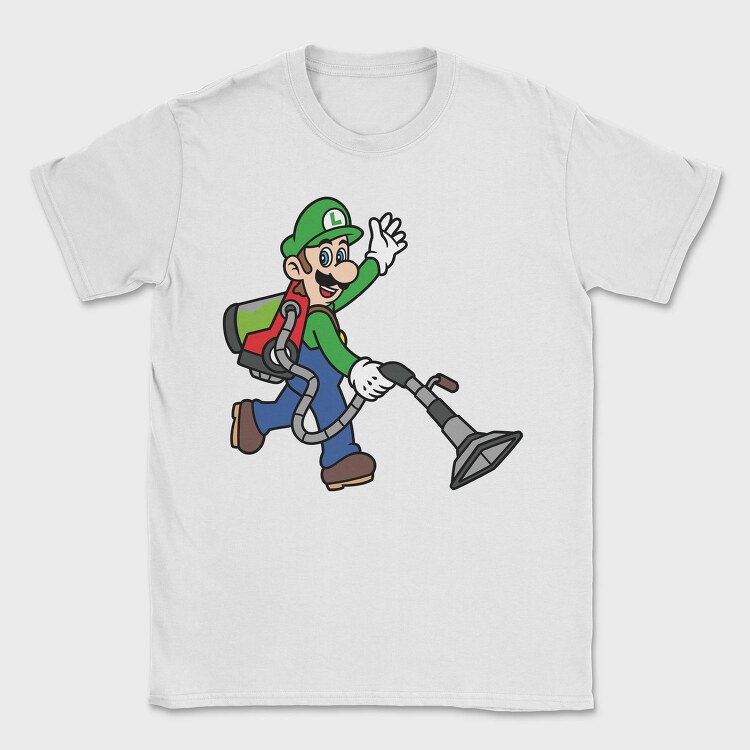 Luigi Poltergust, Tricou Barbati (Unisex)