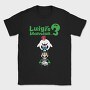 Luigi Boo Black Background, Tricou Barbati (Unisex)
