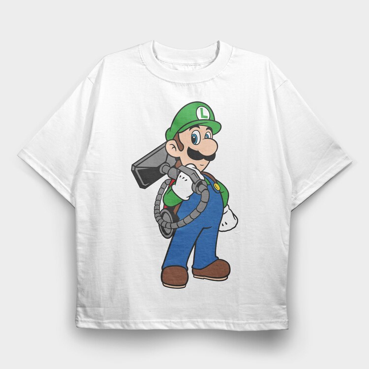Luigi 2, Tricou Oversize Barbati (Unisex)