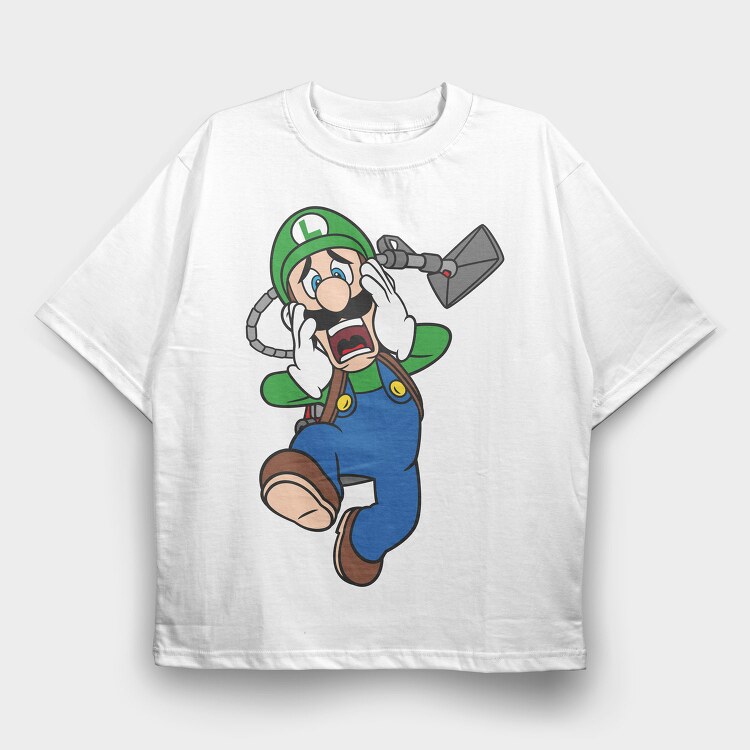 Luigi 1, Tricou Oversize Barbati (Unisex)