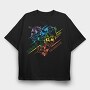 Looney Tunes, Tricou Oversize Barbati (Unisex)