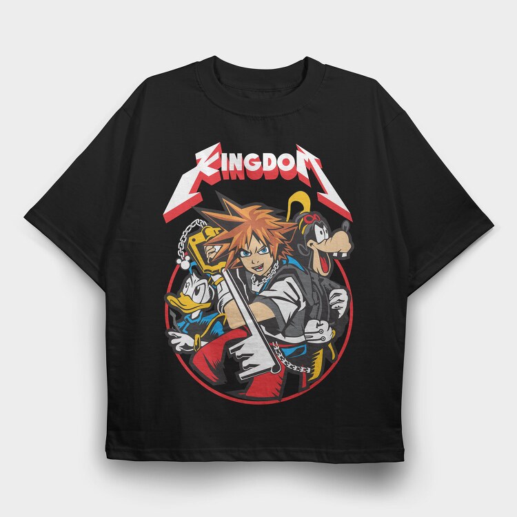 Kingdom, Tricou Oversize Barbati (Unisex)