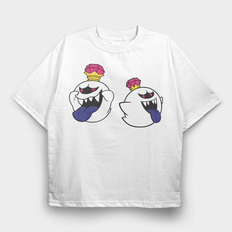 King Boo 1 2, Tricou Oversize Barbati (Unisex)