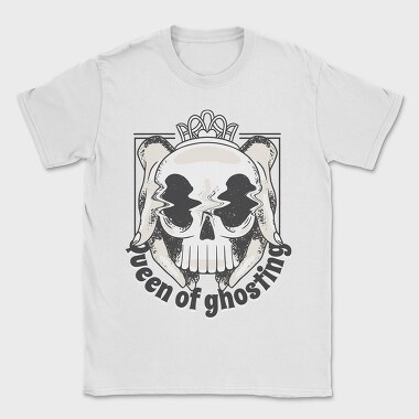 Hands With Skull Queen Of Ghosting Anti Valentines, Tricou Barbati (Unisex)