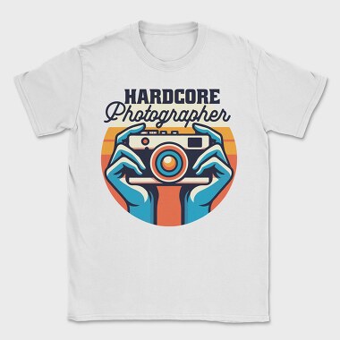 Hardcore Photographer, Tricou Barbati (Unisex)