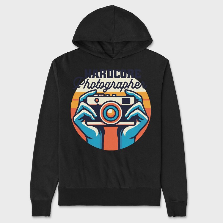 Hardcore Photographer, Hanorac Oversize Barbati (Unisex)