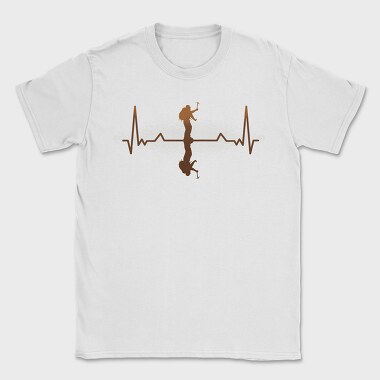 Heartbeat Mountaineer Heartbea, Tricou Barbati (Unisex)