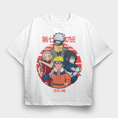 Naruto 10, Tricou Oversize Barbati (Unisex)