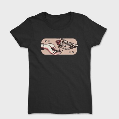 Hands And Rose, Tricou Femei
