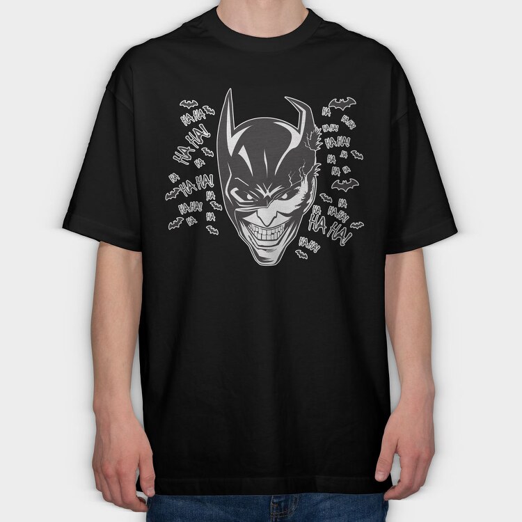 Joker 9, Tricou Oversize Barbati (Unisex)