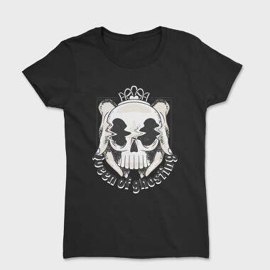Hands With Skull Queen Of Ghosting Anti Valentines, Tricou Femei