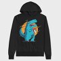 T Rex Opening Jar, Hanorac Oversize Barbati (Unisex)
