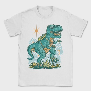T Rex School Backpack, Tricou Barbati (Unisex)