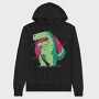 T Rex Smartphone Phone, Hanorac Oversize Barbati (Unisex)