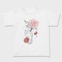 Tattoo Hand And Flower Chrysanthemum, Tricou Copii
