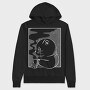Tea Cat Chalk, Hanorac Oversize Barbati (Unisex)