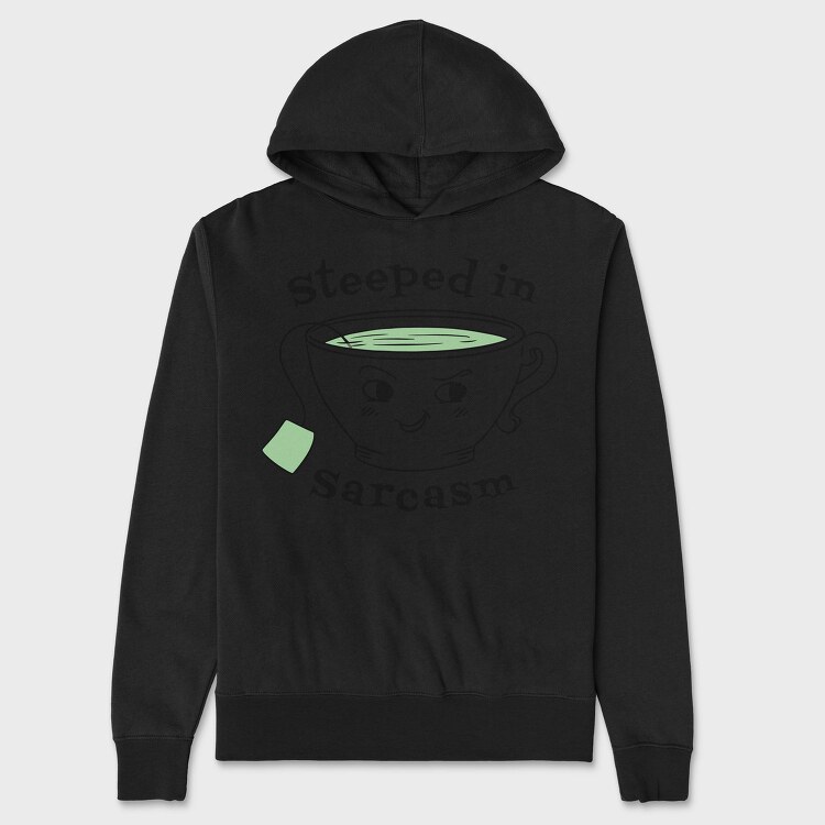 Tea Sarcasm, Hanorac Oversize Barbati (Unisex)