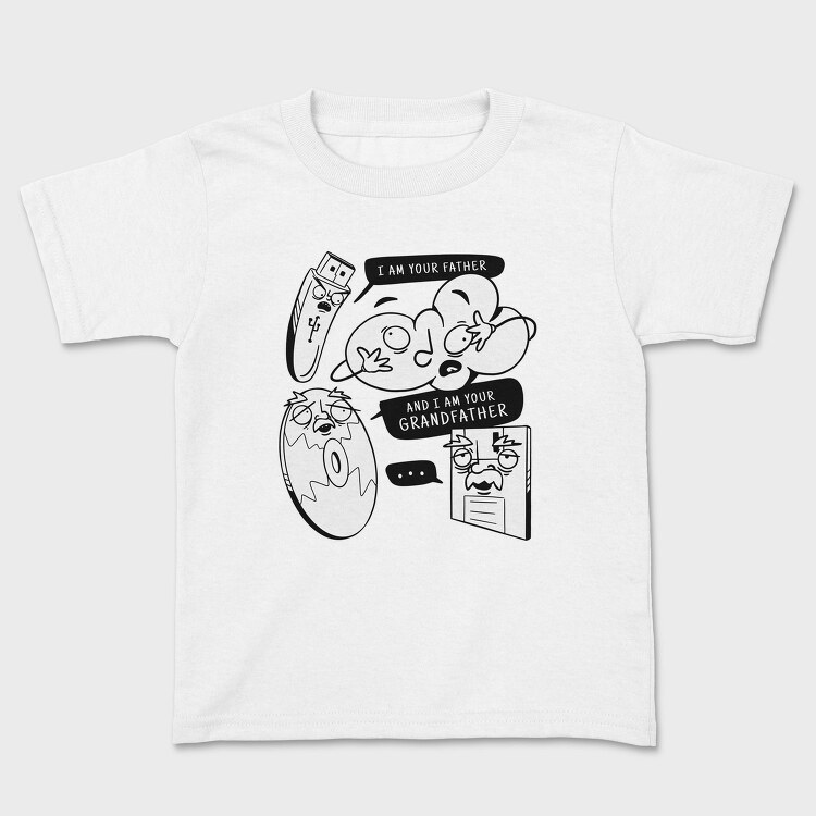 Technology Storage Cloud Usb Joke, Tricou Copii