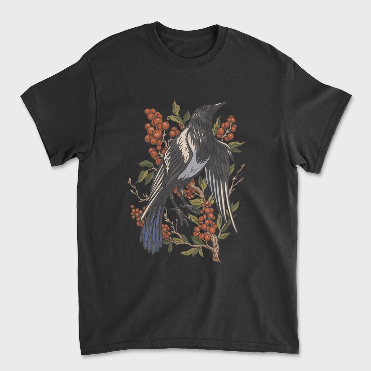 Magpie Berries, Tricou Barbati (Unisex)
