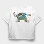 Kids Next Door 17, Tricou Oversize Barbati (Unisex)