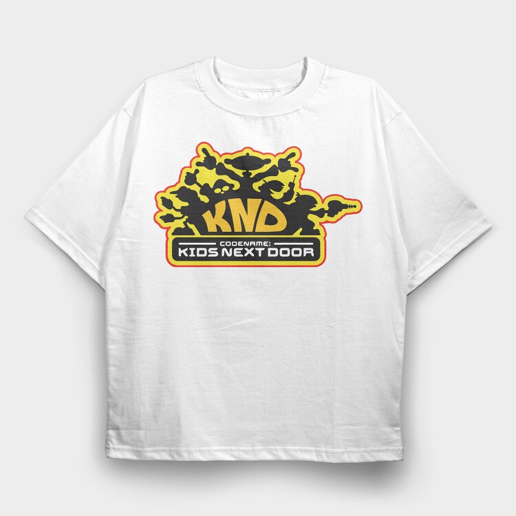 Kids Next Door 1, Tricou Oversize Barbati (Unisex)