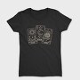 Tarot Cards Spiritual Sun Moon Destiny, Tricou Femei