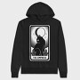 The Empress Tarot Card Cat, Hanorac Oversize Barbati (Unisex)