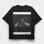 Thief Couple Crime Throw Pillow Couple With Guns, Tricou Oversize Barbati (Unisex)