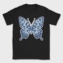 blue butterfly, Tricou Barbati (Unisex)