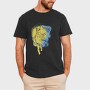 Sphynx Cat Headphones, Tricou Barbati (Unisex)