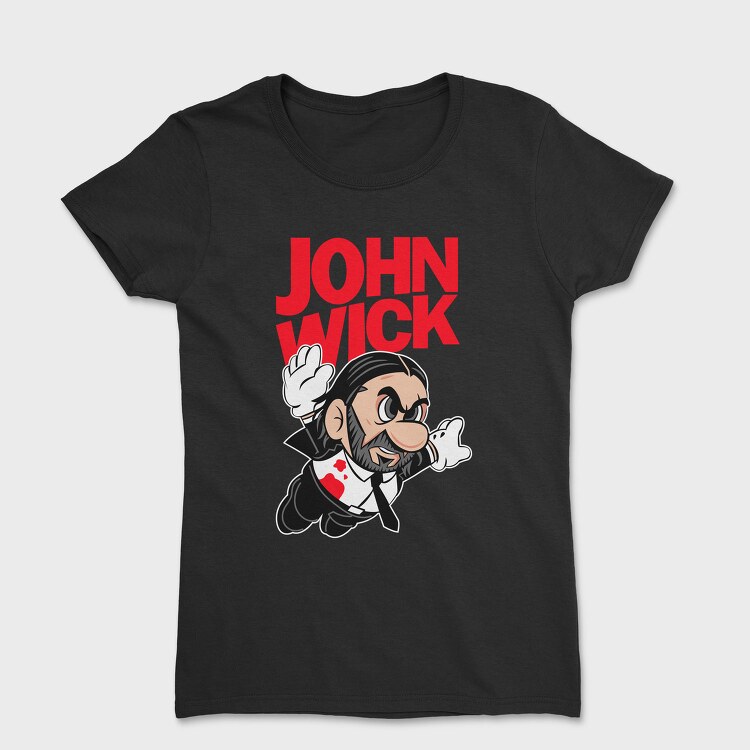 John Wick Mario, Tricou Femei
