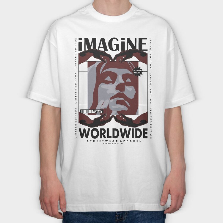 Imagine 1, Tricou Oversize Barbati (Unisex)