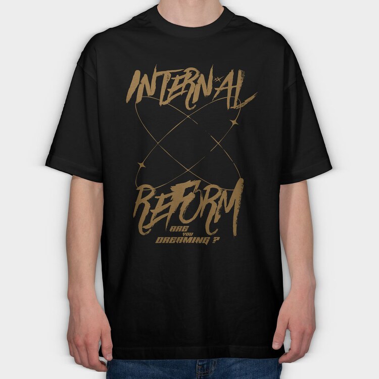 Internal Reform 2, Tricou Oversize Barbati (Unisex)