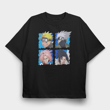 Naruto 58, Tricou Oversize Barbati (Unisex)