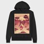 Lion Pool Reflection, Hanorac Oversize Barbati (Unisex)